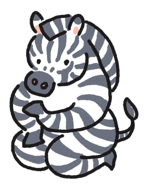 ゼブラのイラスト